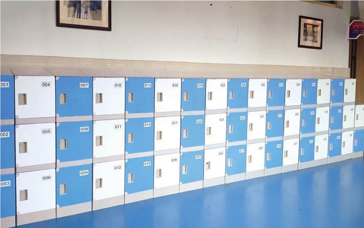 Waterproof ABS Lockers for Gym Changing Rooms
