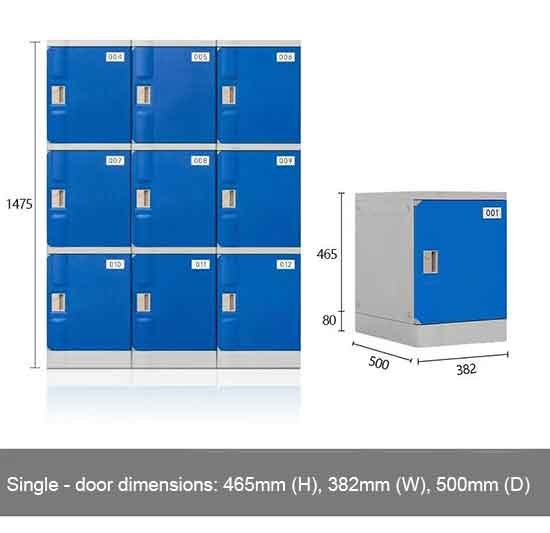 ABS Plastic Staff Lockers vs. Metal Lockers: