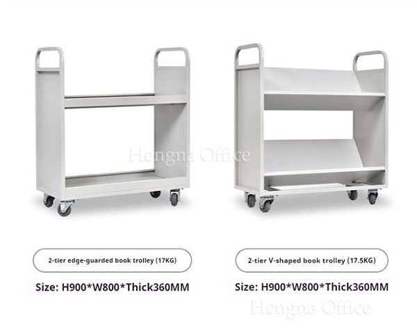 Heavy-Duty Library Carts